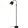 LED Vloerlamp Trion Torry - Mat Zwart/Goud - 40W LED Verlichting per ruimte LED Vloerlamp Trion Torry - Mat Zwart/Goud - 40W LED Verlichting per ruimte