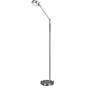 Dimbare LED Vloerlamp 6.5W - Mat Nikkel, Aluminium Verlichting per ruimte