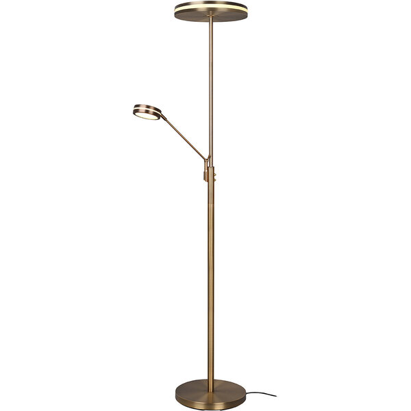 HLW LED LED Vloerlamp Dimbaar 5W - Bronzen Vloerlamp met Aanpasbare Kleur HLW LED LED Vloerlamp Dimbaar 5W - Bronzen Vloerlamp met Aanpasbare Kleur