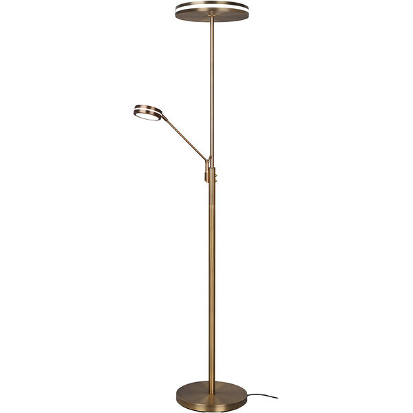 HLW LED LED Vloerlamp Dimbaar 5W - Bronzen Vloerlamp met Aanpasbare Kleur HLW LED LED Vloerlamp Dimbaar 5W - Bronzen Vloerlamp met Aanpasbare Kleur