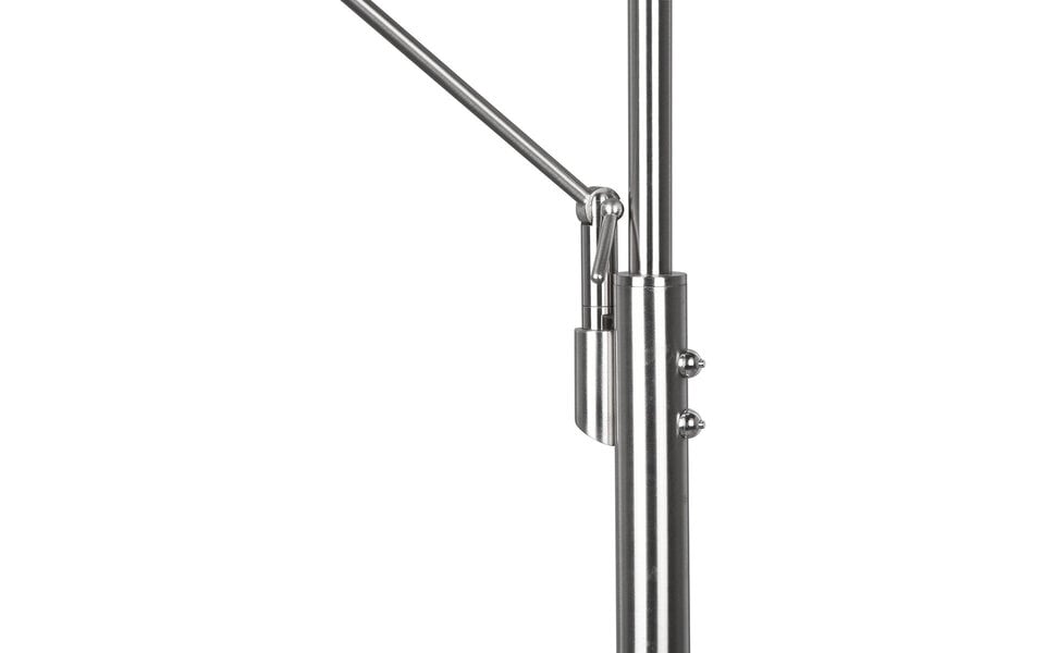 HLW LED LED Vloerlamp 5W - Dimbaar, Aanpasbare Kleur & Mat Nikkel Design