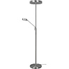 HLW LED LED Floor Lamp 5W - Dimmable, Adjustable Color & Matte Nickel Design HLW LED LED Floor Lamp 5W - Dimmable, Adjustable Color & Matte Nickel Design