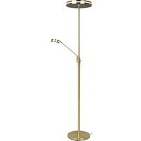 Dimmable LED Floor Lamp Gold - 5W LED, Stylish & Energy Efficient