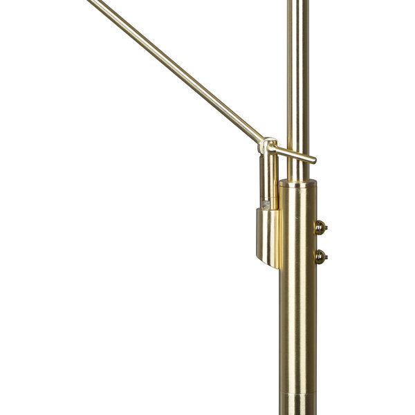 HLW LED Gouden Dimbare LED Vloerlamp - 5W LED, Mat Goud & Aanpasbare Kleur