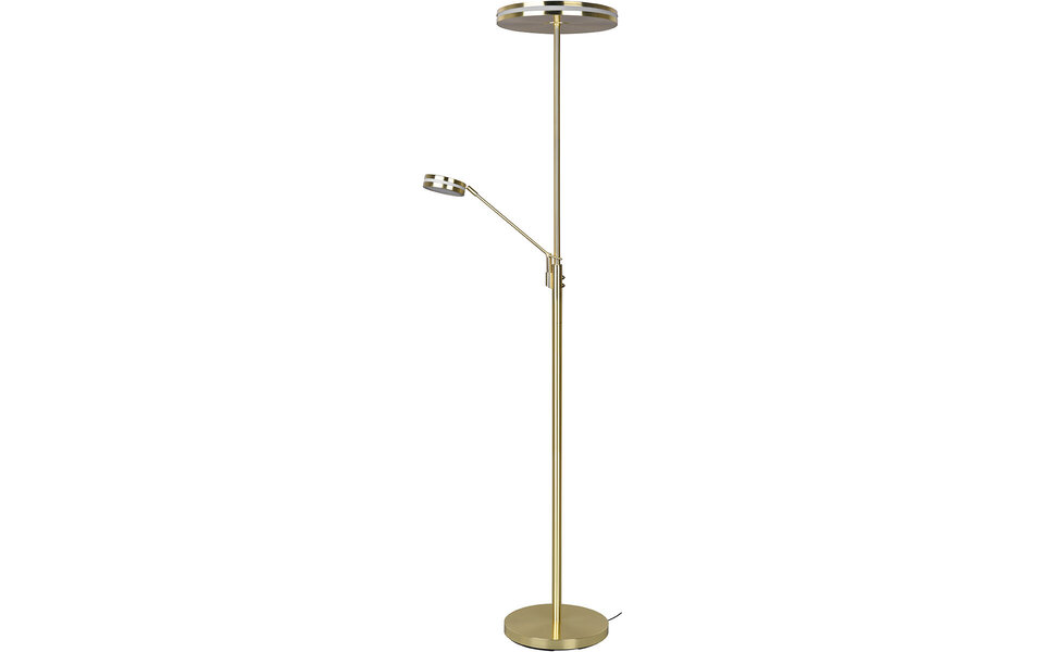 HLW LED Gold Dimmable LED Floor Lamp - 5W LED, Matte Gold & Adjustable Color HLW LED Gold Dimmable LED Floor Lamp - 5W LED, Matte Gold & Adjustable Color