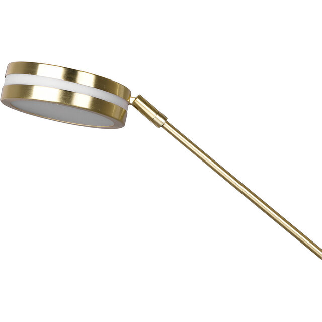 HLW LED Gold Dimmable LED Floor Lamp - 5W LED, Matte Gold & Adjustable Color HLW LED Gold Dimmable LED Floor Lamp - 5W LED, Matte Gold & Adjustable Color