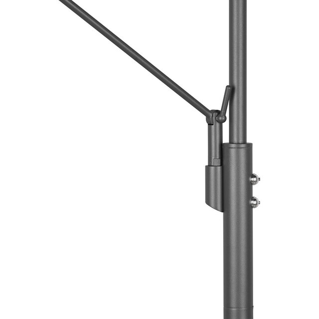 HLW LED LED Floor Lamp 5W - Dimmable, Adjustable Color & Matte Anthracite Design