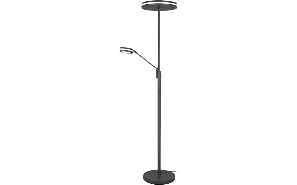 HLW LED LED Floor Lamp 5W - Dimmable, Adjustable Color & Matte Anthracite Design