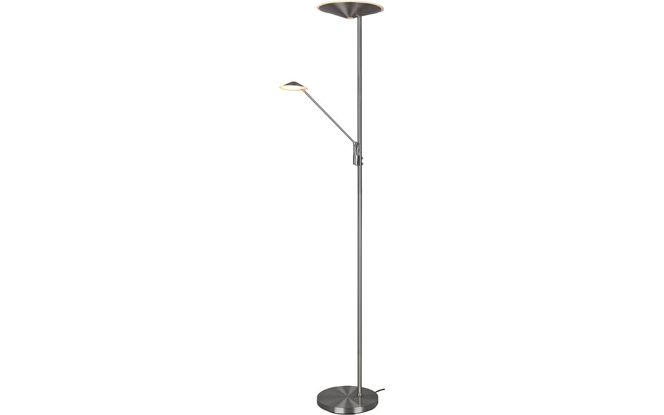 HLW LED Stylish Dimmable LED Floor Lamp 5W with Matte Nickel and Adjustable Color HLW LED Stylish Dimmable LED Floor Lamp 5W with Matte Nickel and Adjustable Color