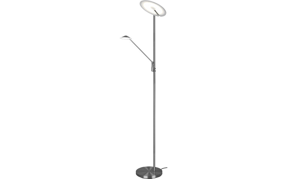 HLW LED Stylish Dimmable LED Floor Lamp 5W with Matte Nickel and Adjustable Color HLW LED Stylish Dimmable LED Floor Lamp 5W with Matte Nickel and Adjustable Color