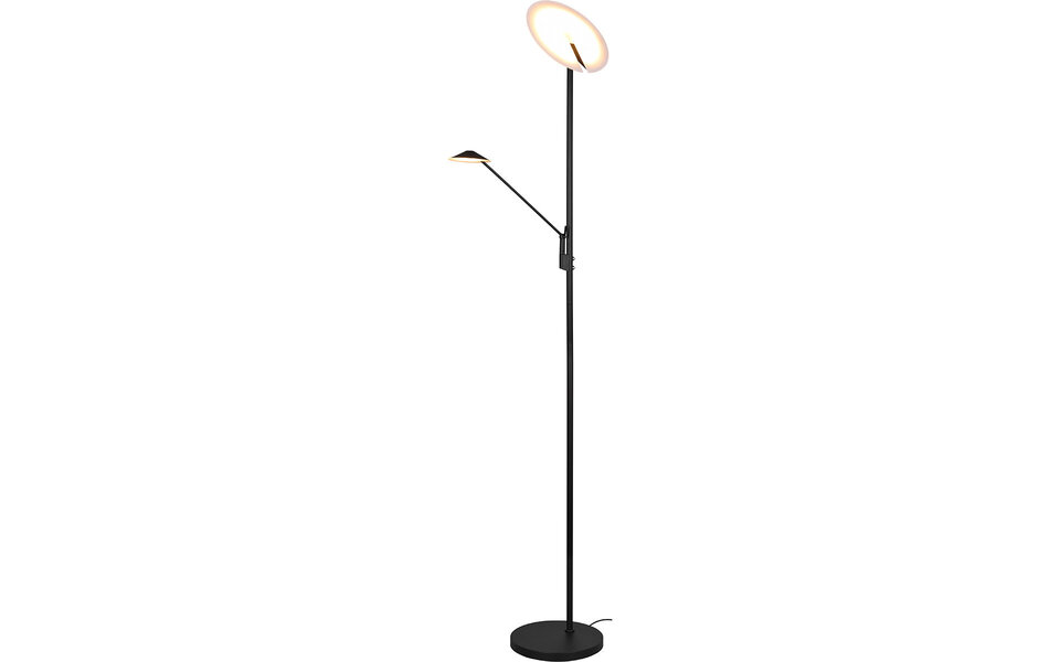 HLW LED Dimmable LED Floor Lamp 5W - Black LED Lamp with Adjustable Color and Touch Dimmer HLW LED Dimmable LED Floor Lamp 5W - Black LED Lamp with Adjustable Color and Touch Dimmer