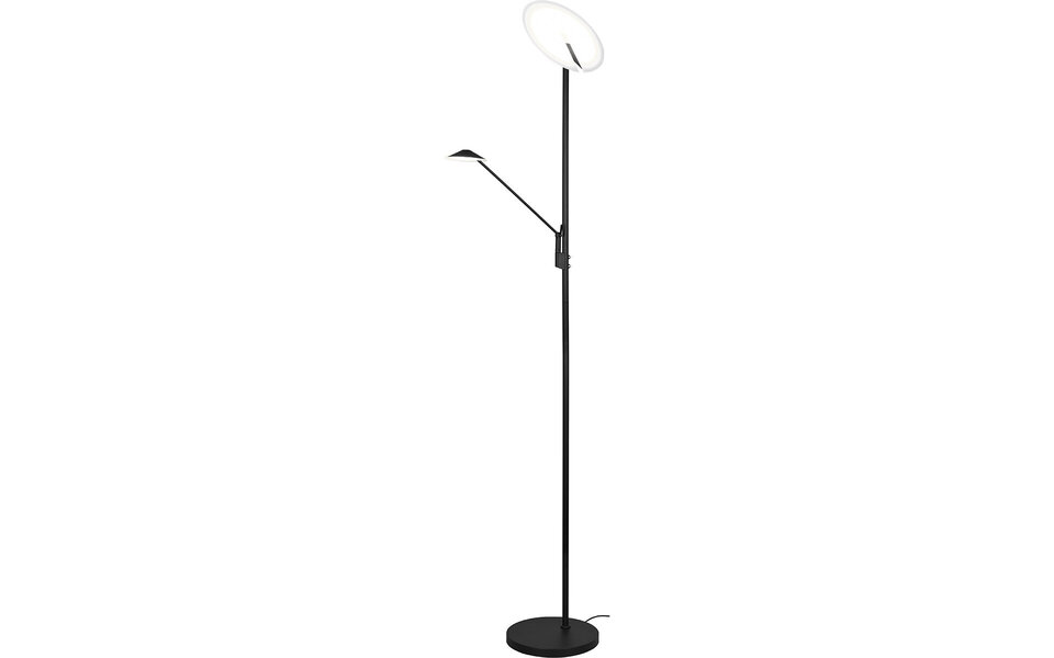 HLW LED Dimmable LED Floor Lamp 5W - Black LED Lamp with Adjustable Color and Touch Dimmer HLW LED Dimmable LED Floor Lamp 5W - Black LED Lamp with Adjustable Color and Touch Dimmer