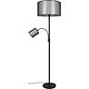 HLW LED LED Floor Lamp Matte Black - 60W LED Floor Lighting with E27 Fitting - Trion Bidon HLW LED LED Floor Lamp Matte Black - 60W LED Floor Lighting with E27 Fitting - Trion Bidon