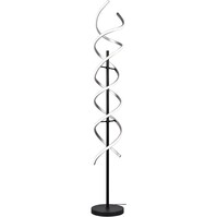 Dimmable LED Floor Lamp 32W - Trion Sarina, Brushed Silver