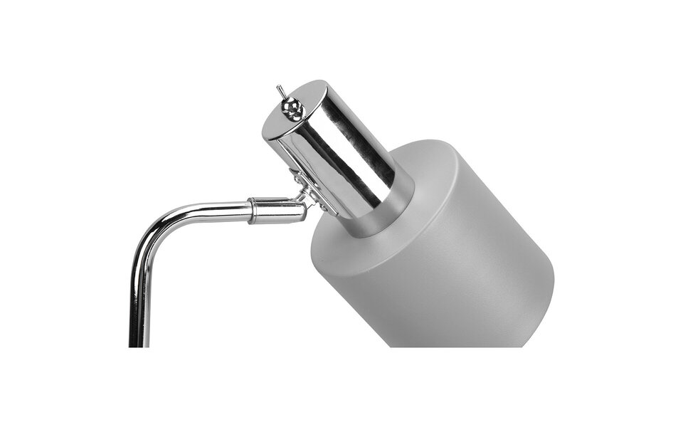 HLW LED Stylish LED Floor Lamp Trion Alimo in Matte Gray Aluminum with E27 Fitting