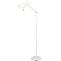 LED Vloerlamp Trion Ewomi - Witte Vloerlamp met E27 Fitting en Voetschakelaar