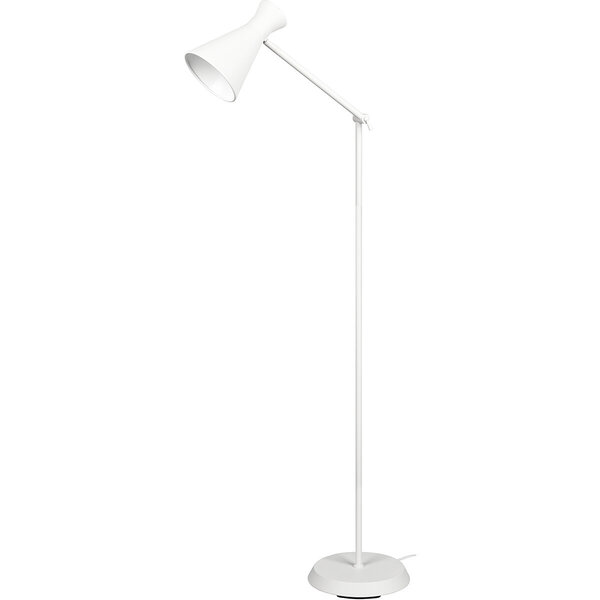 HLW LED LED Vloerlamp Trion Ewomi - Witte Vloerlamp met E27 Fitting en Voetschakelaar HLW LED LED Vloerlamp Trion Ewomi - Witte Vloerlamp met E27 Fitting en Voetschakelaar