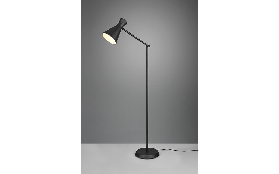 HLW LED Trion Ewomi LED Vloerlamp Mat Zwart - Energiezuinig Design met E27 Fitting HLW LED Trion Ewomi LED Vloerlamp Mat Zwart - Energiezuinig Design met E27 Fitting