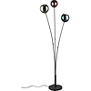 LED Vloerlamp Trion Seldy - Zwart met Multicolor Glas LED Vloerlamp Trion Seldy - Zwart met Multicolor Glas