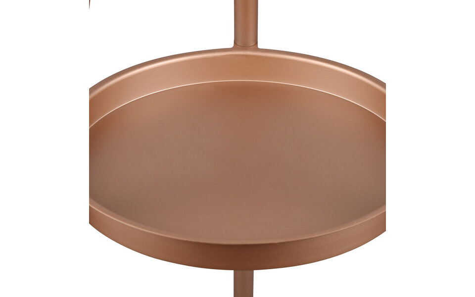 HLW LED LED Floor Lamp Trion Loet - Elegant Metal Floor Lamp Coffee Color with E27