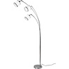 HLW LED LED Floor Lamp Trion Vamos - Metal 3-light Floor Lamp with E14 fitting and chrome finish