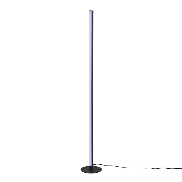 HLW LED LED Floor Lamp Trion Teno – RGBW, 11W Dimmable, Black Metal Floor Lamp HLW LED LED Floor Lamp Trion Teno – RGBW, 11W Dimmable, Black Metal Floor Lamp