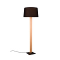 Dimmable LED Floor Lamp Trion Hula - Matte Black Metal Floor Lamp with E27 Fitting