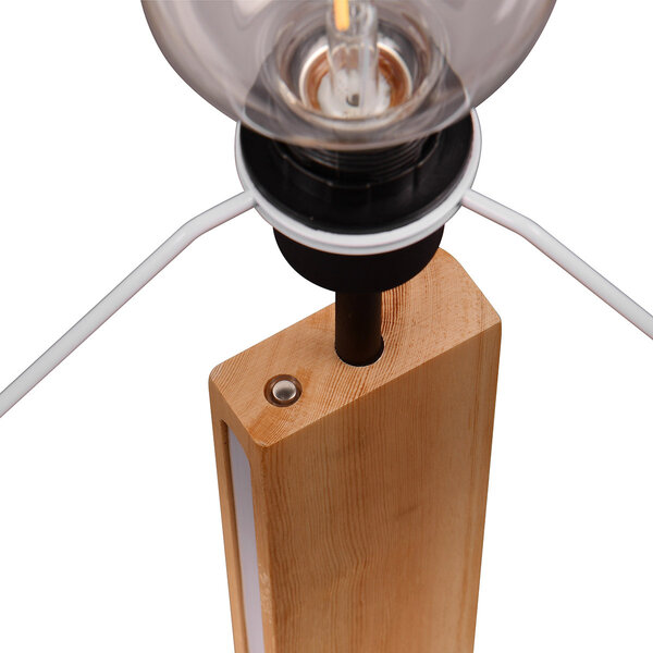 HLW LED Dimbare LED Vloerlamp Trion Hula - Mat Zwart Metalen Vloerlamp met E27 Fitting HLW LED Dimbare LED Vloerlamp Trion Hula - Mat Zwart Metalen Vloerlamp met E27 Fitting