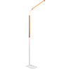 HLW LED Dimmable LED Floor Lamp 11W - Warm White 2700K–3000K - White Metal Floor Lamp HLW LED Dimmable LED Floor Lamp 11W - Warm White 2700K–3000K - White Metal Floor Lamp