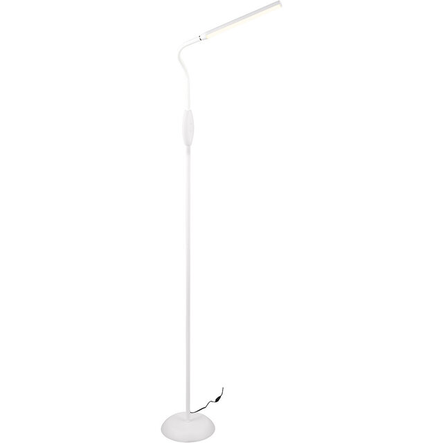 HLW LED Stijlvolle witte LED vloerlamp 5W met stoffen kap en aanraakschakelaar – Trion Root HLW LED Stijlvolle witte LED vloerlamp 5W met stoffen kap en aanraakschakelaar – Trion Root
