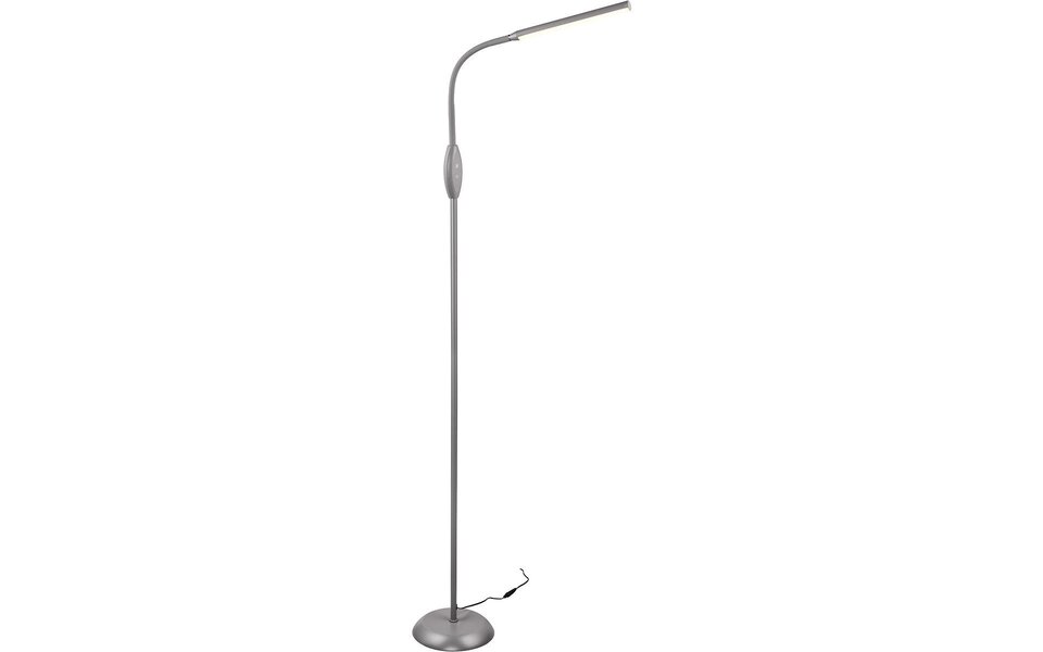 HLW LED Trion Root LED Vloerlamp 5W met Stoffen Kap en Aanpasbare Kleur - Grijs