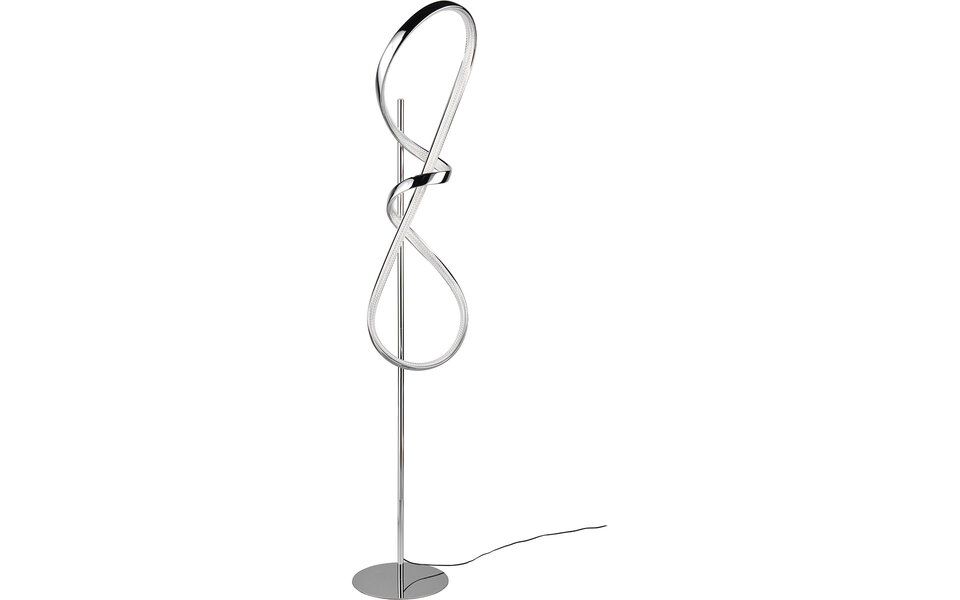 HLW LED LED Floor Lamp 27W - Dimmable, Metal, Natural White 4000K - Gloss Chrome HLW LED LED Floor Lamp 27W - Dimmable, Metal, Natural White 4000K - Gloss Chrome