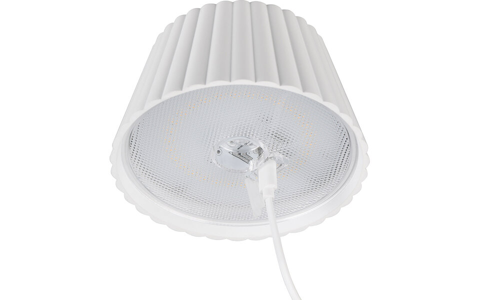 HLW LED Witte LED Vloerlamp - Metalen, Spatwaterdicht, Warm Wit 2700K–3000K, 5W LED