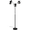 HLW LED LED Floor Lamp Trion Lina - 3-light Matte Black Metal & Glass Floor Lamp HLW LED LED Floor Lamp Trion Lina - 3-light Matte Black Metal & Glass Floor Lamp