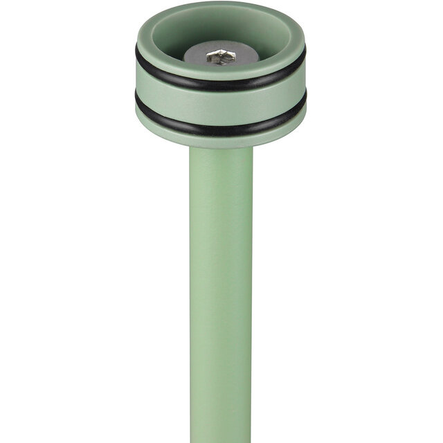 Waterdichte metalen LED vloerlamp pistachegroen 1.5W warm wit licht 200 lumen