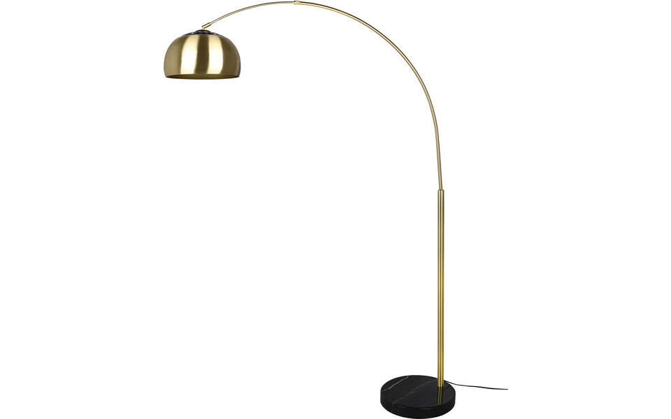 HLW LED LED Floor Lamp Trion Tina - Metal Gold Floor Lamp with E27 Fitting