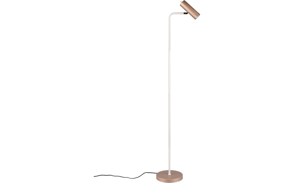 HLW LED LED Floor Lamp Trion Harley - Metal Floor Lamp with GU10 Fitting and IP20, Coffee Color