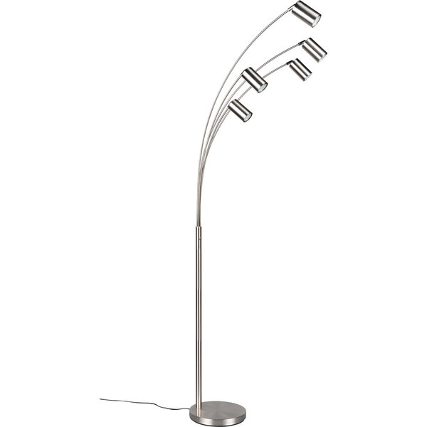 HLW LED LED Vloerlamp Trion Harley - Metalen 5-lichts Vloerlamp met GU10 fitting en IP20 HLW LED LED Vloerlamp Trion Harley - Metalen 5-lichts Vloerlamp met GU10 fitting en IP20