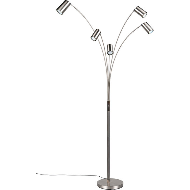 HLW LED LED Floor Lamp Trion Harley - Metal 5-light Floor Lamp with GU10 fitting and IP20 HLW LED LED Floor Lamp Trion Harley - Metal 5-light Floor Lamp with GU10 fitting and IP20