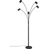 LED Vloerlamp Trion Harley - 5-lichts Mat Zwart Metaal Verlichting per ruimte