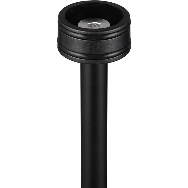 Zwarte waterdichte LED vloerlamp met warm wit licht 1.5W en 200 lumen