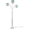 LED Vloerlamp Trion Tonton - Metalen 3-lichts IP20 Chroom Verlichting per ruimte