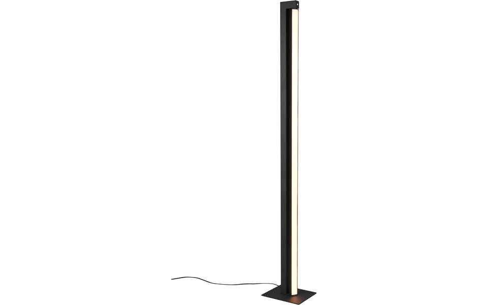 HLW LED LED Floor Lamp 21W - Dimmable, Matte Black Metal Design & Adjustable Color