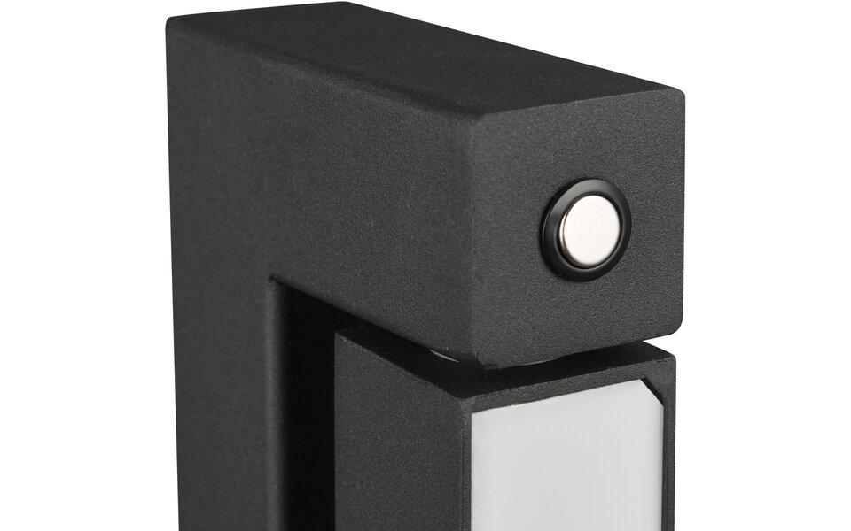 HLW LED LED Floor Lamp 21W - Dimmable, Matte Black Metal Design & Adjustable Color