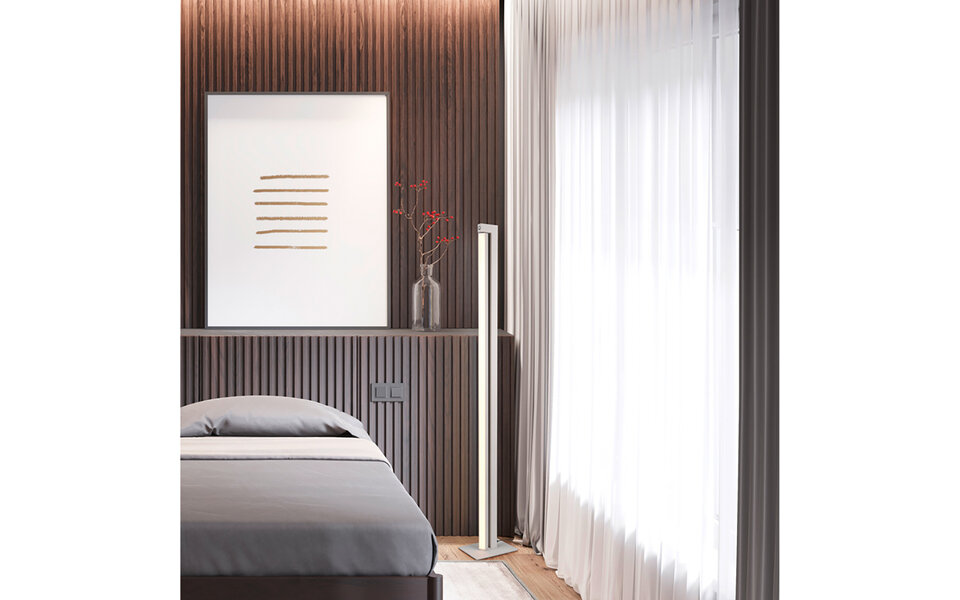 HLW LED LED Vloerlamp Trion Kero 21W - Dimbaar, Metalen Vloerlamp met Aanpasbare Kleur