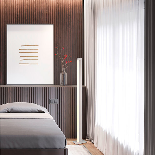 HLW LED LED Vloerlamp Trion Kero 21W - Dimbaar, Metalen Vloerlamp met Aanpasbare Kleur HLW LED LED Vloerlamp Trion Kero 21W - Dimbaar, Metalen Vloerlamp met Aanpasbare Kleur