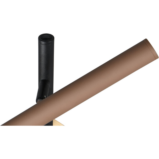 slanke mat zwarte metalen dimbare LED vloerlamp 9W met 1200 lumen lichtopbrengst slanke mat zwarte metalen dimbare LED vloerlamp 9W met 1200 lumen lichtopbrengst