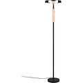 Modern LED Floor Lamp Trion Loti 15W, Warm White 3000K, Matte Black Metal