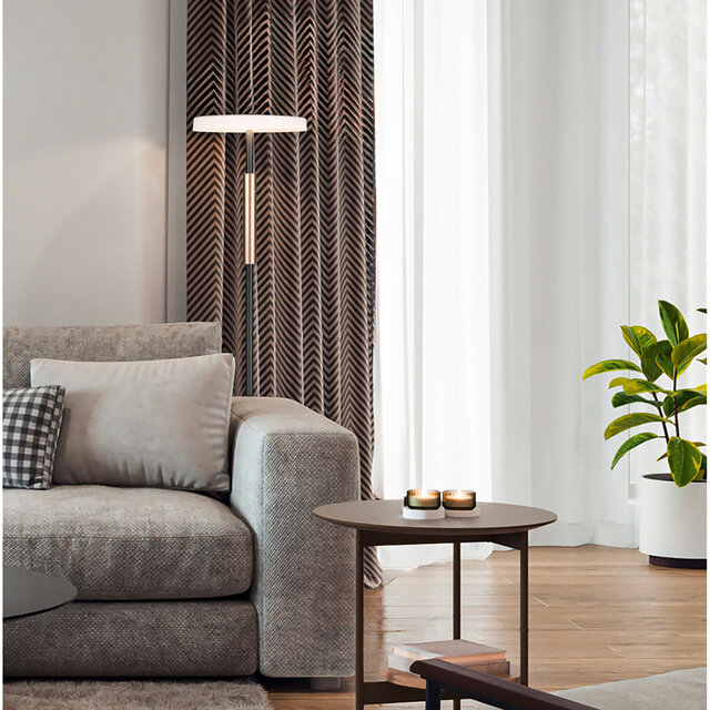 HLW LED LED Floor Lamp Trion Loti - Metal Floor Lamp 15W LED Warm White 2700K-3000K