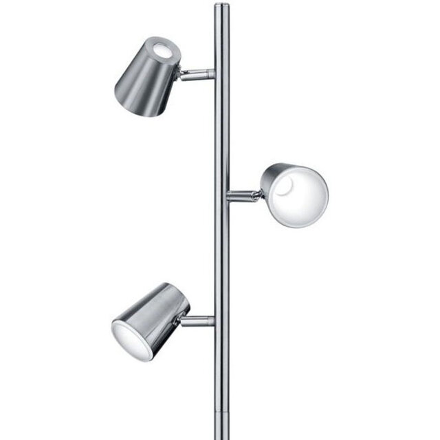 HLW LED Dimmable LED Floor Lamp Trion Narca - Warm White 2700K-3000K, Matte Nickel, 3-light HLW LED Dimmable LED Floor Lamp Trion Narca - Warm White 2700K-3000K, Matte Nickel, 3-light